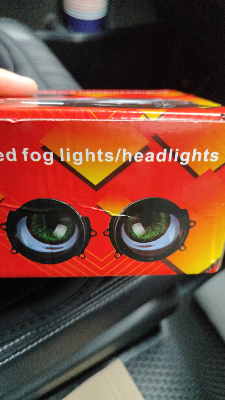 Customer holding the devil eyes retail box in their car right after pickup - customer photo